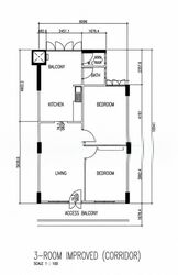 Blk 1 Hougang Avenue 3 (Hougang), HDB 3 Rooms #598766101